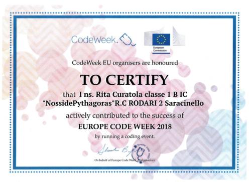 Certif Codeweek Curatola 1 B Rodari 2